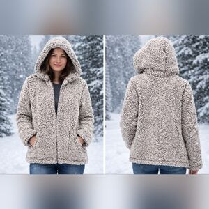 Thread & Supply Pink and Cream Sherpa‎ Jacket